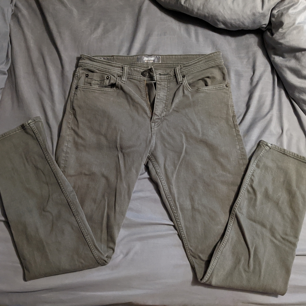 Revtown Jeans Sharp Bunker Green 34x34